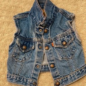 Levi Vintage Denim Vest 12-18mo